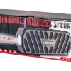 Ασύρματο ηχείο Bluetooth με φακό LED – KMS-05A – 885864 - Red - Image 3