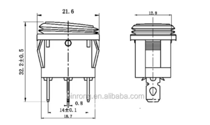 Διακόπτης οχημάτων On/Off - R-F13207B-23-4U - 180940 - Image 2